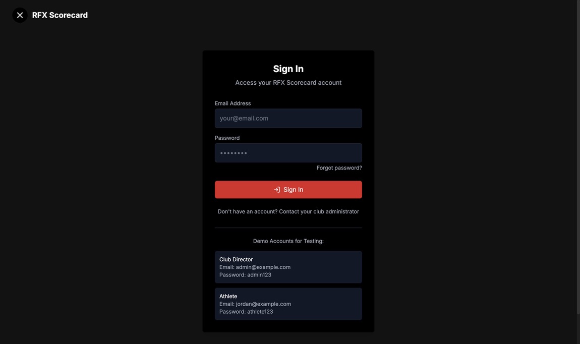 Secure Login and Demo Mode